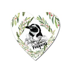 Penguin Magnet (heart) by xmasyancow
