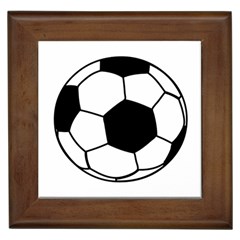 Soccer Lovers Gift Framed Tile by ChezDeesTees