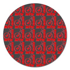 015 Mountain Bike - Mtb - Hardtail And Downhill Magnet 5  (round) by DinzDas
