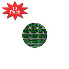 Game Over Karate And Gaming - Pixel Martial Arts 1  Mini Buttons (10 Pack)  by DinzDas