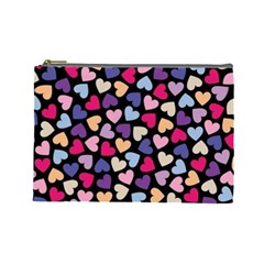 Colorful Love Cosmetic Bag (large) by Sparkle