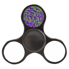 Purple And Green Camouflage Finger Spinner by SpinnyChairDesigns