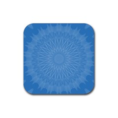 Blue Joy Rubber Coaster (square)  by LW41021