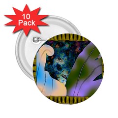 Jungle Lion 2 25  Buttons (10 Pack)  by LW41021