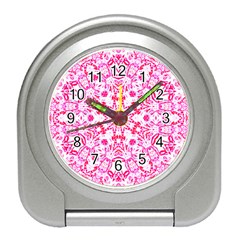 Pink Petals Travel Alarm Clock by LW323