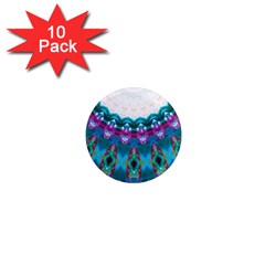 Peacock 1  Mini Magnet (10 Pack)  by LW323