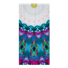 Peacock Shower Curtain 36  X 72  (stall)  by LW323