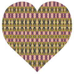 Digital Illusion Wooden Puzzle Heart by Sparkle