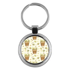 Plant Pot Easter Key Chain (round) by ConteMonfrey