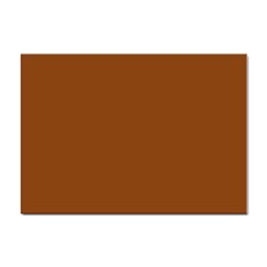 Color Saddle Brown Sticker A4 (100 Pack) by Kultjers