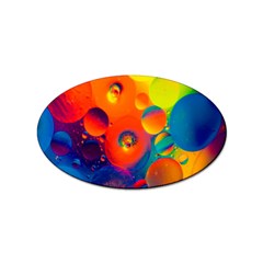 Colorfull Pattern Sticker Oval (10 Pack) by artworkshop