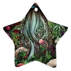 Craft Mushroom Star Ornament (two Sides) by GardenOfOphir