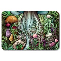 Craft Mushroom Large Doormat by GardenOfOphir
