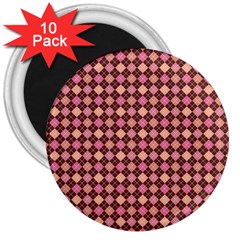 Pattern 252 3  Magnets (10 Pack)  by GardenOfOphir
