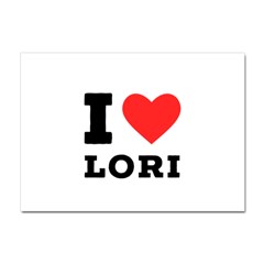 I Love Lori Crystal Sticker (a4) by ilovewhateva