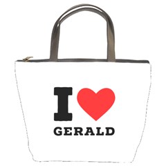 I Love Gerald Bucket Bag by ilovewhateva