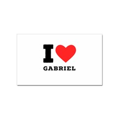 I Love Gabriel Sticker Rectangular (100 Pack) by ilovewhateva