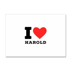 I Love Harold Sticker A4 (10 Pack) by ilovewhateva
