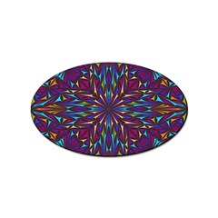 Kaleidoscope Sticker Oval (10 Pack) by nateshop