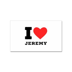 I Love Jeremy  Sticker Rectangular (100 Pack) by ilovewhateva
