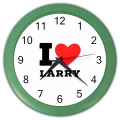 I Love Larry Color Wall Clock by ilovewhateva
