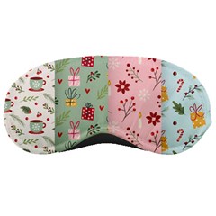 Flat Christmas Pattern Collection Sleeping Mask by Semog4