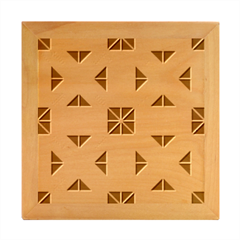 Mosaic-triangle-symmetry- Wood Photo Frame Cube by Semog4