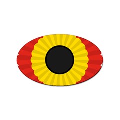 National Cockade Of Belgium Sticker Oval (10 Pack) by abbeyz71