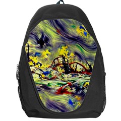Abstract Arts Psychedelic Art Experimental Backpack Bag by Uceng