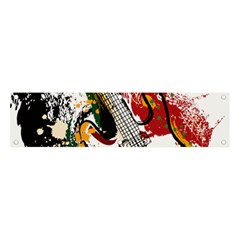 Electric Guitar Banner And Sign 4  X 1  by pakminggu