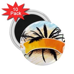 Hawaii Beach Summer 2 25  Magnets (10 Pack)  by pakminggu