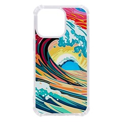 Ai Generated Waves Ocean Sea Tsunami Nautical Blue Sea (2) Iphone 13 Pro Tpu Uv Print Case by Cowasu