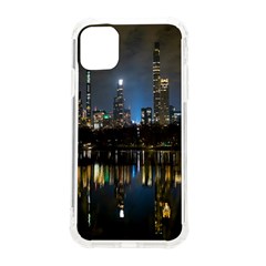 New York Night Central Park Skyscrapers Skyline Iphone 11 Tpu Uv Print Case by Cowasu