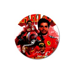 Carlos Sainz Magnet 3  (round) by Boster123
