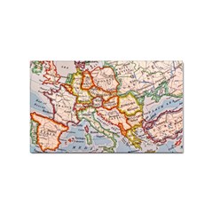 Map Europe Globe Countries States Sticker (rectangular) by Ndabl3x