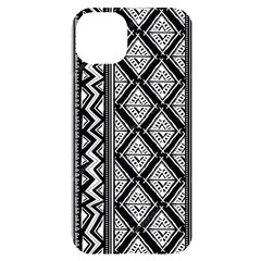 Tribal African Pattern Iphone 14 Plus Black Uv Print Case by Cowasu