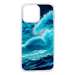 Ai Generated Waves Ocean Sea Tsunami Nautical Sea Iphone 14 Pro Max Tpu Uv Print Case by uniart180623