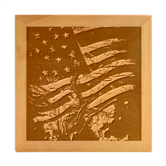 Flag Usa American Flag Wood Photo Frame Cube by uniart180623