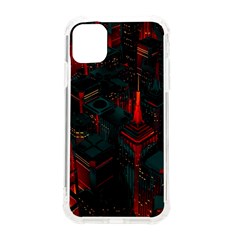 A Dark City Vector Iphone 11 Tpu Uv Print Case by Proyonanggan