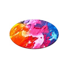 Colorful-100 Sticker (oval) by nateshop