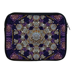 Flowers Of Diamonds In Harmony And Structures Of Love Apple Ipad 2/3/4 Zipper Cases by pepitasart