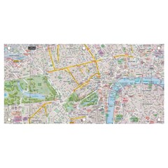 London City Map Banner And Sign 4  X 2  by Bedest
