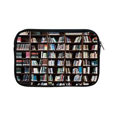 Book Collection In Brown Wooden Bookcases Books Bookshelf Library Apple Ipad Mini Zipper Cases by Ravend