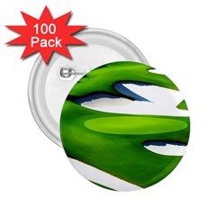 Golf Course Par Green 2 25  Buttons (100 Pack)  by Sarkoni