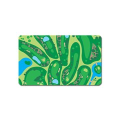 Golf Course Par Golf Course Green Magnet (name Card) by Sarkoni