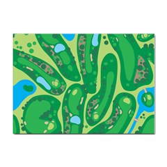 Golf Course Par Golf Course Green Sticker A4 (100 Pack) by Sarkoni