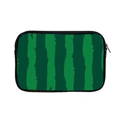 Green Seamless Watermelon Skin Pattern Apple Ipad Mini Zipper Cases by Grandong