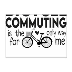 Bicycle T- Shirt Bicycle Commuting Is The Only Way For Me T- Shirt Yoga Reflexion Pose T- Shirtyoga Reflexion Pose T- Shirt Sticker A4 (100 Pack) by hizuto