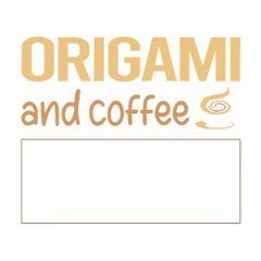 Origami T-shirtif It Involves Coffee Origami T-shirt Wooden Puzzle Square by EnriqueJohnson