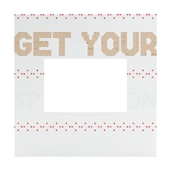 Get Your Sparkle On T- Shirt Get Your Sparkle On Ugly Christmas Sweater T- Shirt White Box Photo Frame 4  X 6  by ZUXUMI